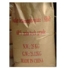 Industrial Grade Sodium Hexametaphosphate Shmp P2O5 68%Min